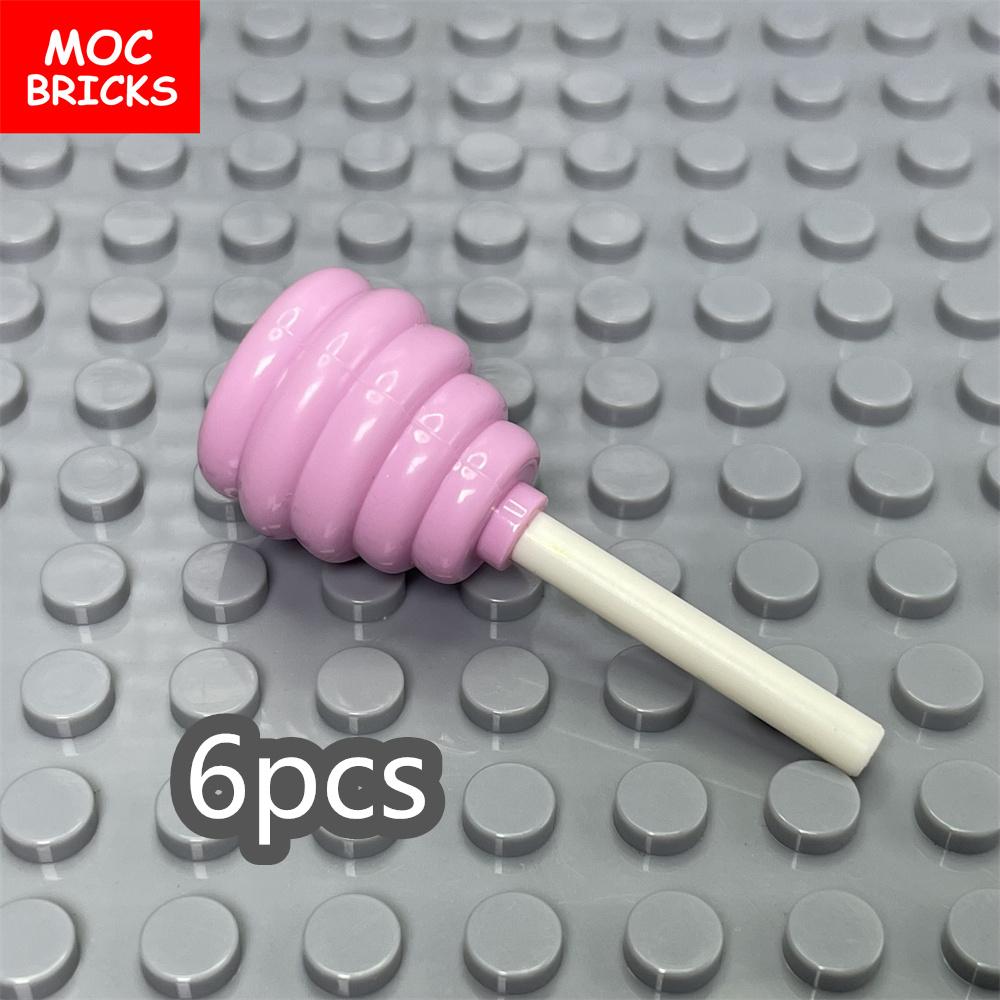 12pcs/lot MOC Bricks Cotton Candy Sugar Friends Building Mini Block Kits Model Toys Book City Girls Club Amusement Park