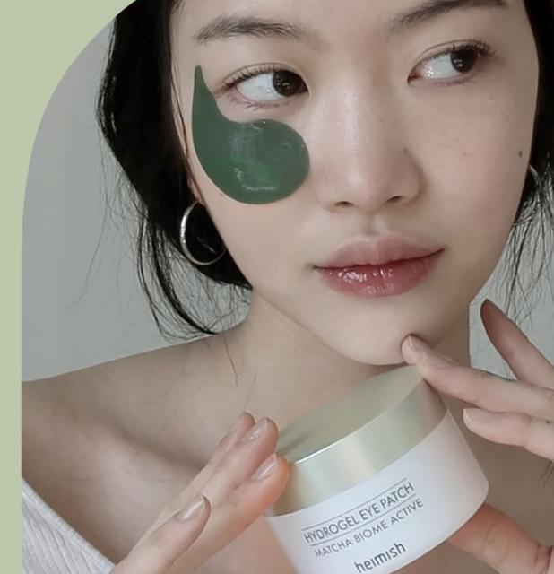 Heimish Matcha Biome Hydrogel Eye Patch – Soothing & Cooling Eye Care 60pcs