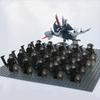 New 21Pcs Solider Uruk Hai Army Figrues King Angmar With Fell Beasts Shield Sword Bow Spear Weapons Kid Toys