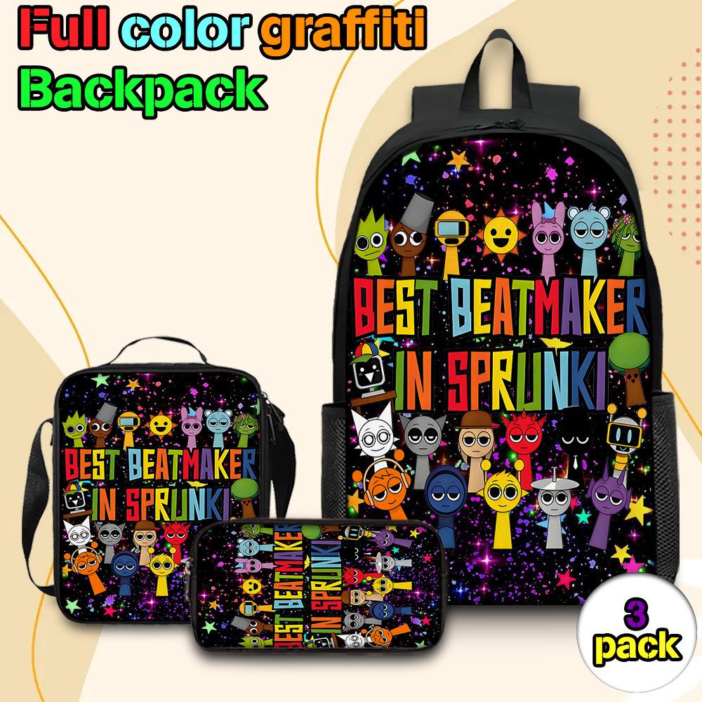 

Рюкзак-ритм-бокс, европейский и американский ретро-портфель, 2~4 класс, повседневный рюкзак, рюкзак для позвоночника. pencil bag