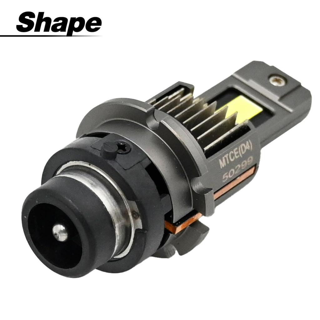 Topsense D4S D4R LED Headlight, 11000lm, 6000K, White, Pure White Light, High Brightness, 110W,