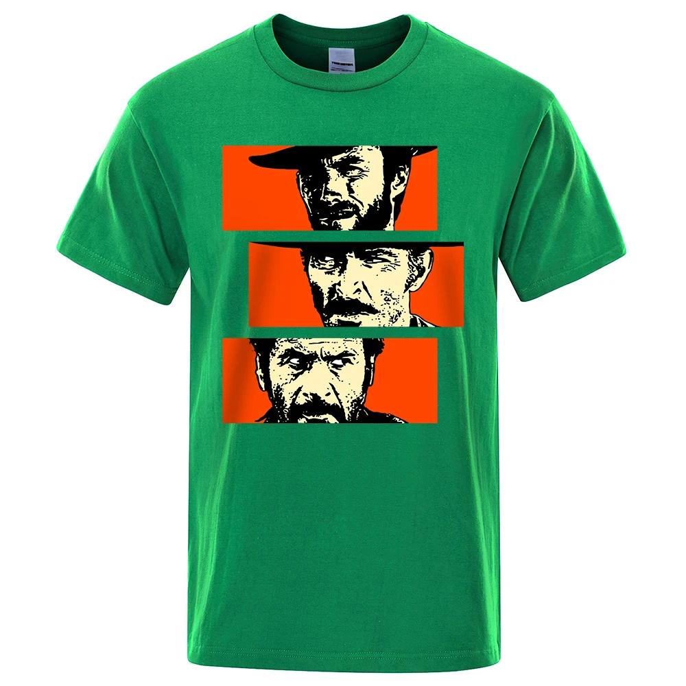 The Good the Bad and Ugly Blondie Angel Eyes Tuco Cowboy T-Shirt UnisexDas Gute das Schlechte und das Hässliche Oversized Baumwoll-T-Shirt