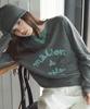 ROLAROLA Maison De Rola Embroidery Layered Knit Gy+Mt