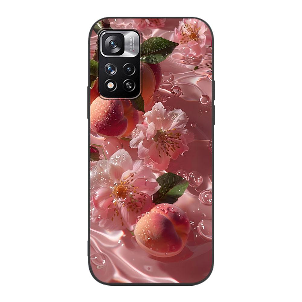

Orange Fruit Watermelon Case for Xiaomi Redmi Note 10 8 8T 9 13 11 12 Pro Plus 7 10S 9S 11E 12S 11S Soft TPU Black Phone Cover Redmi Note 7
