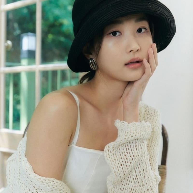 

ACCLET Раттан Широкая Плиссированная Шляпа-Ведро H006_ЧЕРНЫЙ black