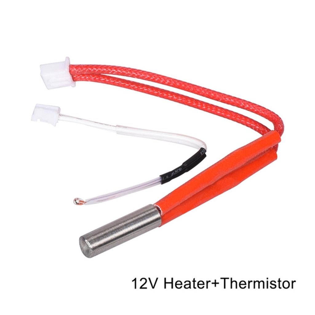 3D Printer 12V Hotend V5 J-head Hotend Bowden Extrude Kit with 0.4mm Nozzle Heater Wire Compatible with Series 3D Printer Chiron
