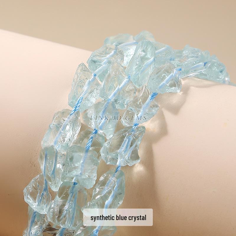 

8-13 мм Кристальные бусины с прямым отверстием для изготовления украшений и ожерелий своими руками - Неправильные сколы 10-13*8-10mm Approx. 39 pieces