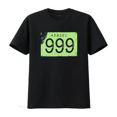 999 Punk Band T Shirt As8502 Xl Vintage Slightly Comfortable Versatile Designer Clothes Top For Everyday Wear Graphic