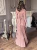 Elegant European-American Slim Fit Luxurious Long Sleeve Dress for Women - 2025 Style