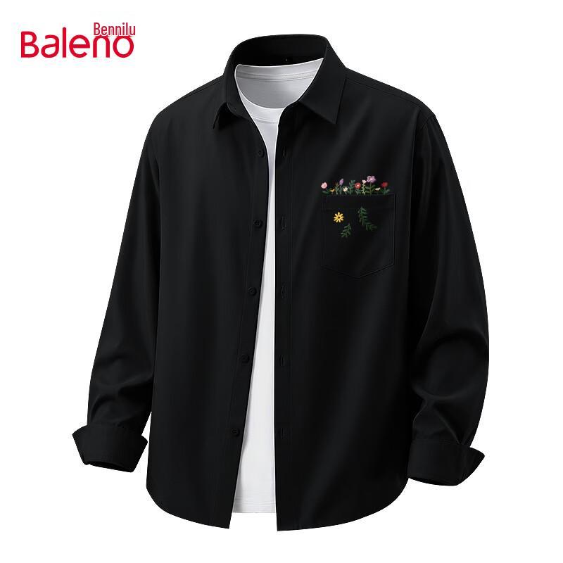 Baleno Men's Soft Casual Long-Sleeve Shirt