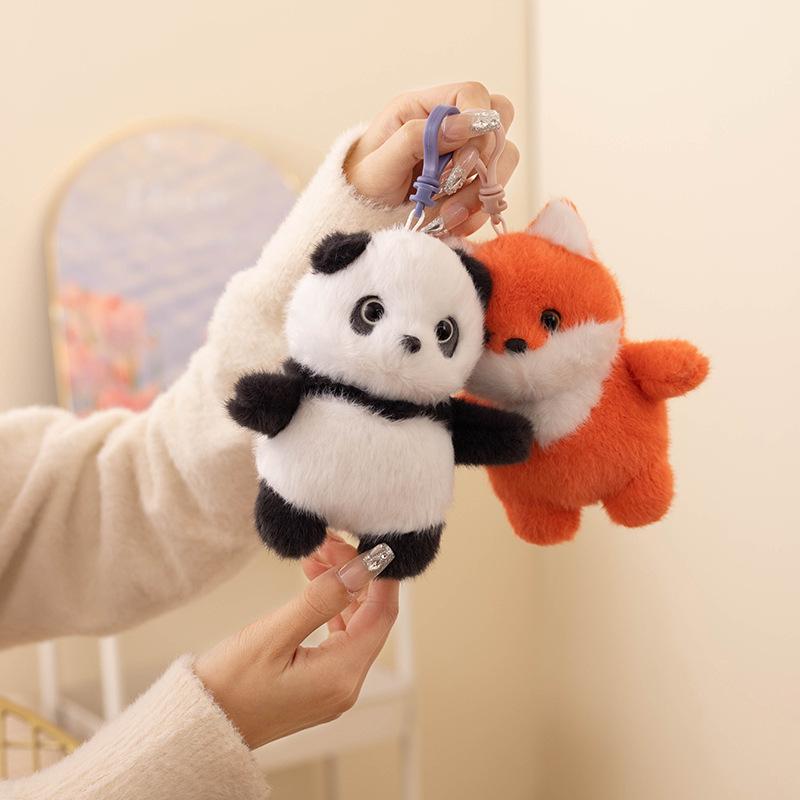 Cute Keychain Mobile Phone Bag Pendant Small Gift Car Accessories Creative Accessories Grab Machine Doll Doll