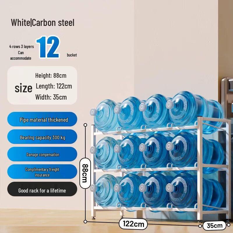 Floor Standing Inverted Water Bottle Dispenser Rack