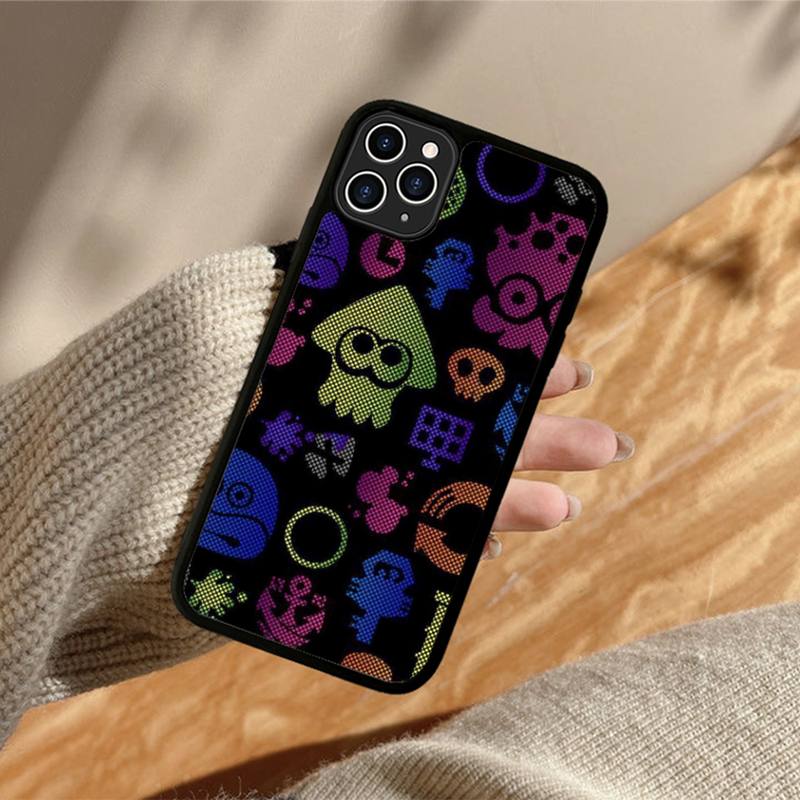 

Чехол для телефона Splatoons, силиконовый чехол из ПК + ТПУ для iPhone 11 12 13 Pro Max 8 7 6 Plus X SE XR Hard Fundas iphone 14promax