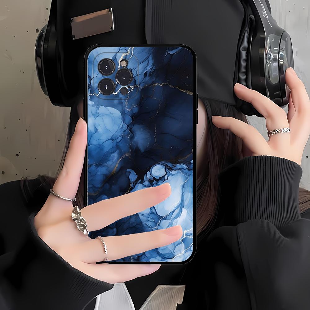 Marble Art Phone Case For IPhone 16 15 14 11 12 13 Mini Pro XS Max Cover 6 7 8 Plus X Funda Shell