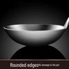 NHZHIW Large Stainless Steel Soup & Stir-fry Ladle