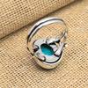 Sleeping Beauty Turquoise Gemstone 925 Sterling Silver Handmade Jewelry Ring