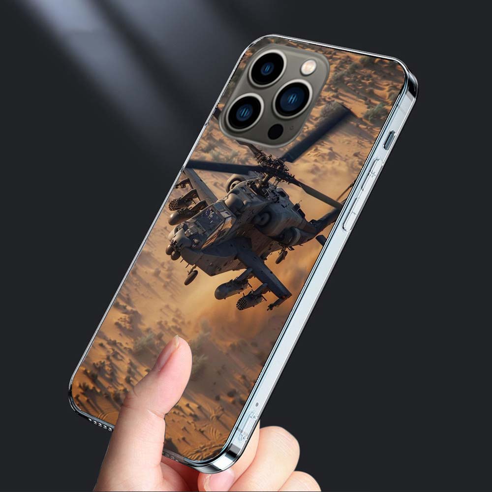 Fighter Jet Phone Case For Iphone 16E 15 Pro 14 Plus 17E 16 17 Pro Max Air 11 12 13 Mini Shockproof Capa Cute Cover TPU Clear