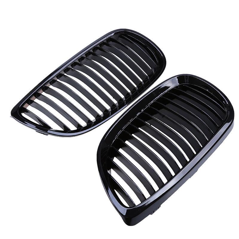 Rhyming Front Bumper Kidney Grille Dual Single Slat Grill Fit For BMW 3-Series E92 E93 M3 Coupe 2006 - 2010 Car