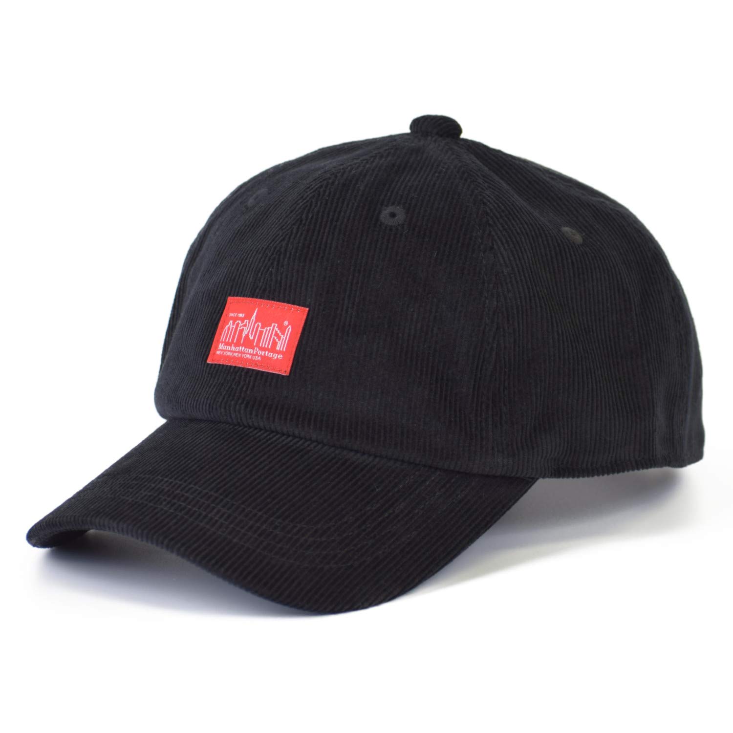 

Corduroy Cap Hat Baseball Cap Logo Cap Corduroy Logo [Manhattan Portage] (011 Black)