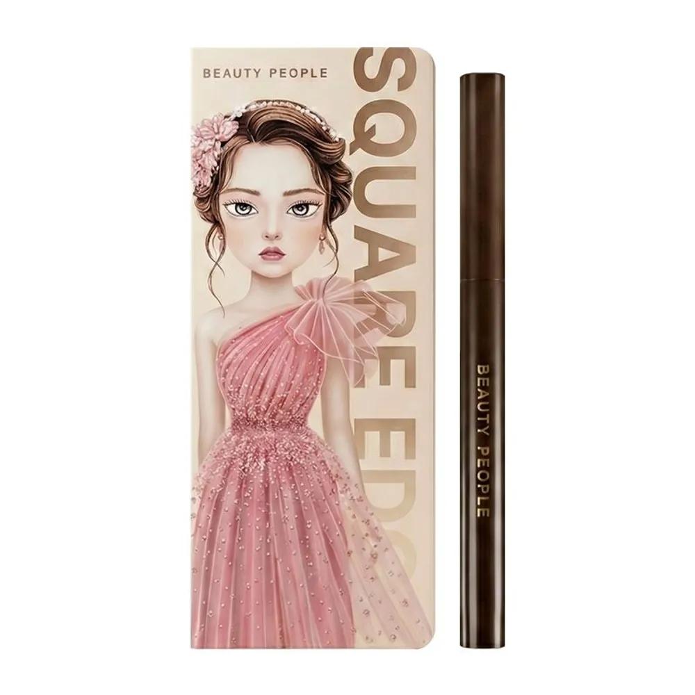 BEAUTY PEOPLE Iron Wall Girl Square Edge Eyeliner Square Brown