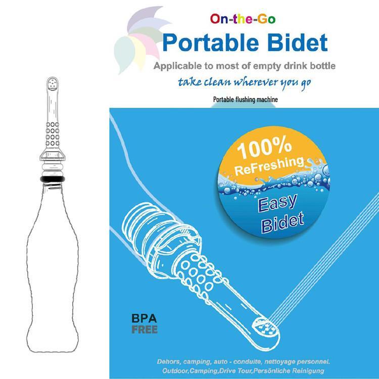3-teiliges Hand-Bidet-Set für unterwegs - Kompaktes Spülgerät für die persönliche Hygiene