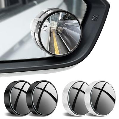 2 Pairs Saugnapf Auto Konvexen Blind Spot Spiegel 360-Grad Rotation Wasserdicht Nebel-proof Auto Konvexen