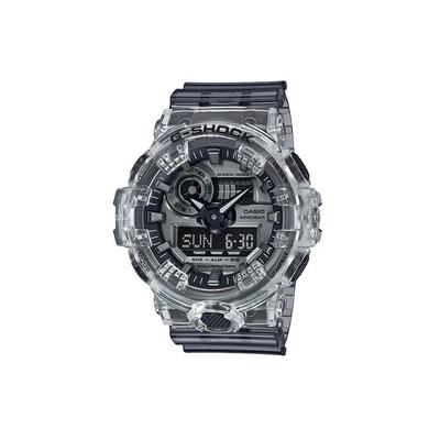 See-Through Ice Tough Series 200M Waterproof Quartz Movement Resin Strap Watch Men Watches Silver GA700SK-1ACR
