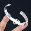 925 Silver Pear Natural Bronzite Mother Artisan Elegant Ethnic Bangle Jewelry