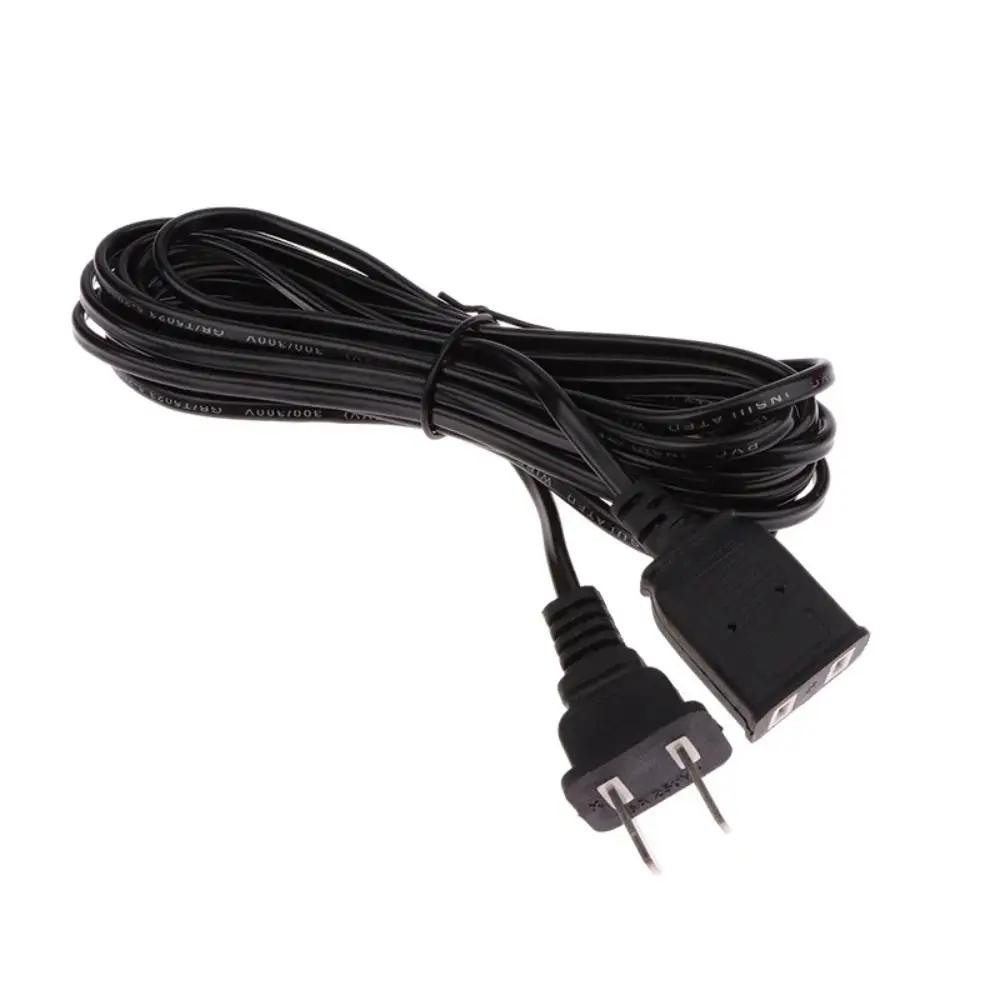 New Two-pin AC Power Cord PVC 2/3/5m Power Extension Cord Copper US Plug