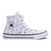 Converse Chuck Taylor All Star EasyOn High PS Hearts Kids Sneakers White Oops-Pink A08377C