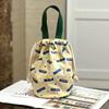 New Canvas Bundle Portable Tote Bag Thermos Cup Braised Cup Protective Bag Thermal Insulation Bucket Bag Handheld Mom Bag