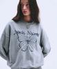 Nigaennikol Shine Butterfly Sweatshirt_Gray Navy