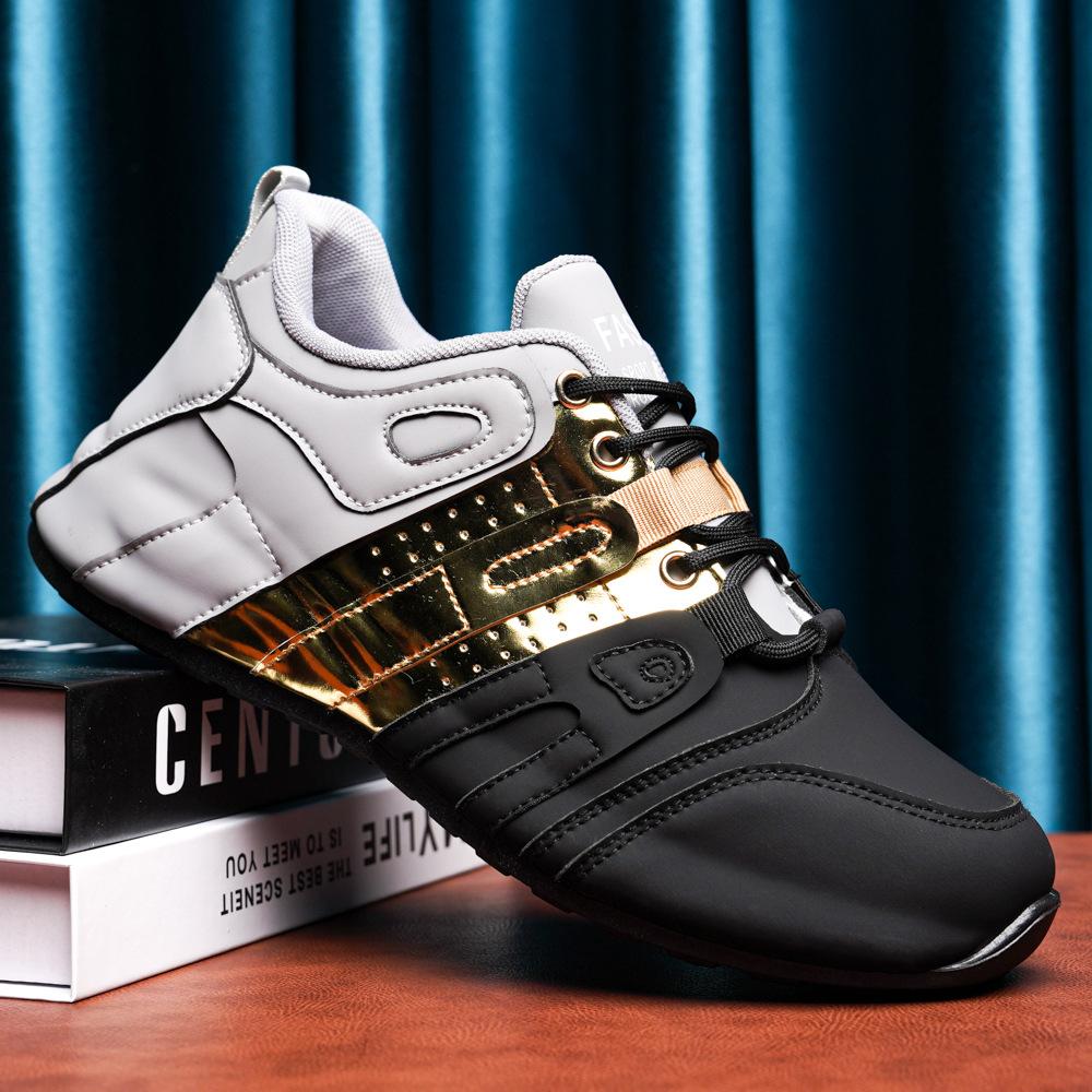 

2025 new leather comfortable handmade sole shoes trendy dad shoes lace up fashionable versatile men s shoes live broadcast the same style 44