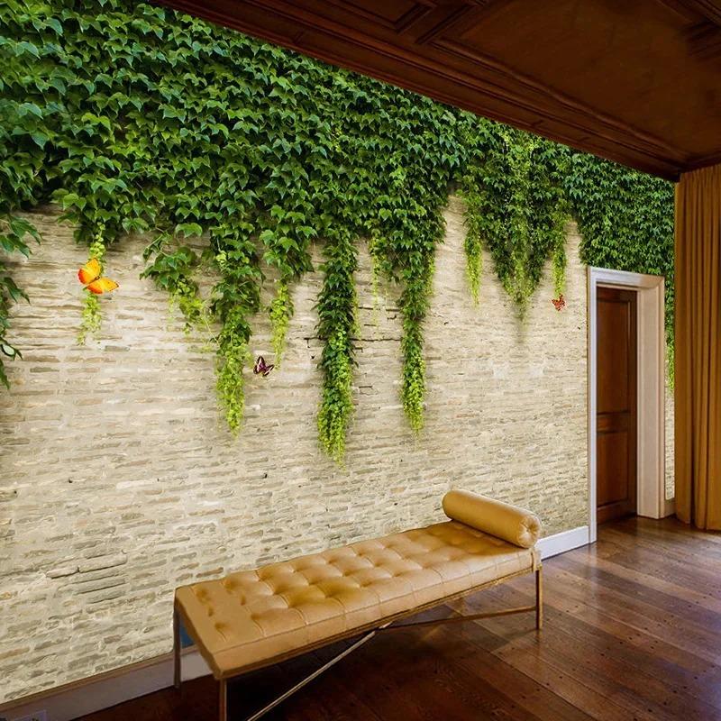 Photo Wallpaper 3d Stereo Leaf Pattern Wall Mural Modern Simple Living Room Tv Sofa Bedroom Home Decor Mural