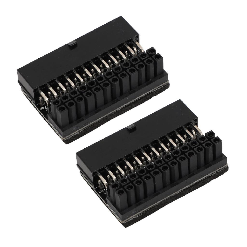 2 STÜCKE ATX 24 Pin 90 Grad Adapter Motherboard 24Pin Buchse auf 24pin Stecker 90 Grad Verlängerung Verbinden
