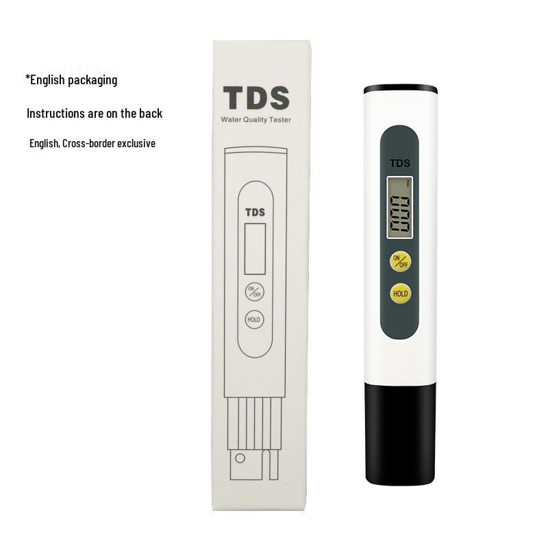 Pluma Medidora de TDS de Agua de Alta Calidad para Uso Doméstico – Detector de Calidad del Agua de Dos Botones