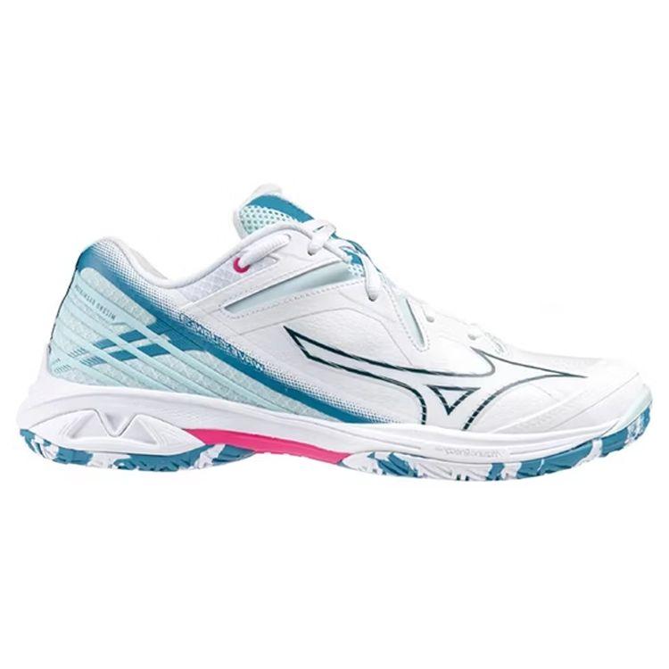 Mizuno Wave Claw 3 Wide White Sailor Blue Unisex Sneakers Pink-Tetra 71GA244321