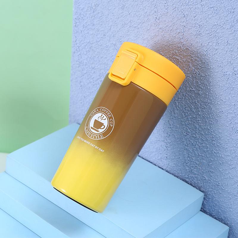 380/510ML Coffee Cup Stainless Steel Thermo Bottle Car Thermal Cup Outdoor Sports Vacuum Flask Keeps Cold and Heat Thermal Mug