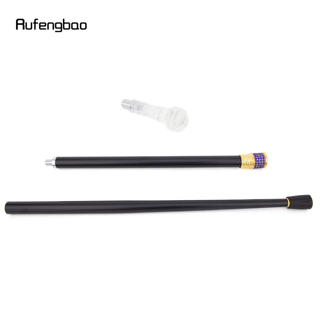 Transparent Ball Glass Golden Purple Alloy Fairy Wands for Girls Princess Walking Stick Wand Cosplay Wedding Birthday Party 94cm