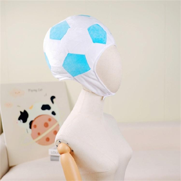 Soccer Themed Headgear Cap Comfortable Cotton Football Headpiece Washable For Adults Kids Sports Event Family Gathering