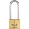 ABUS KG Abus Stainless Steel Long Shackle Brass Padlock with Partial Pass 706 76mm - 36520