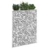 Vidaxl Podniesiona Rabata Gabionowa, Trapezowa, Stal, 100X20X100 Cm