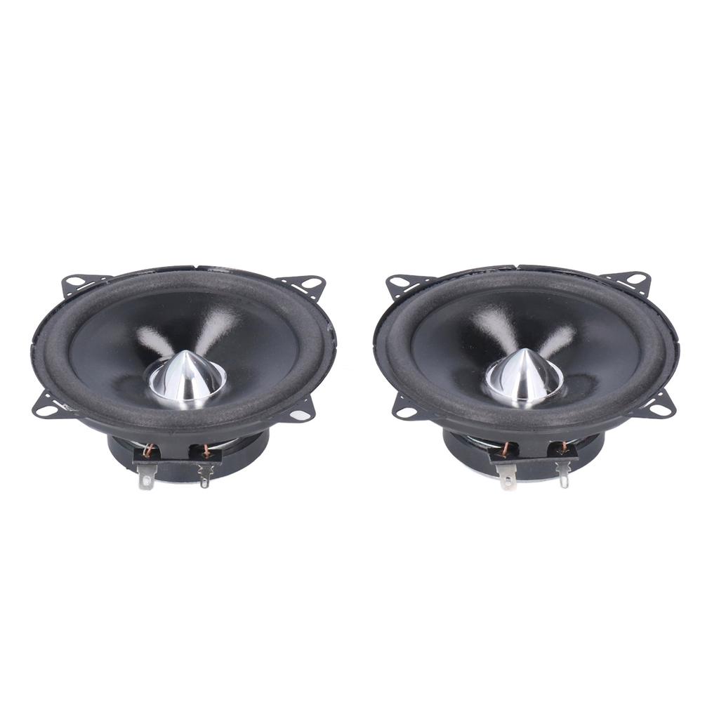 2 Pcs 4in Car Coaxial Speaker Stereo Audio Loudspeaker Universal for Auto Audio System