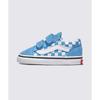 KIDS Old Skool V Toddler Color Theory Checkerboard Blue