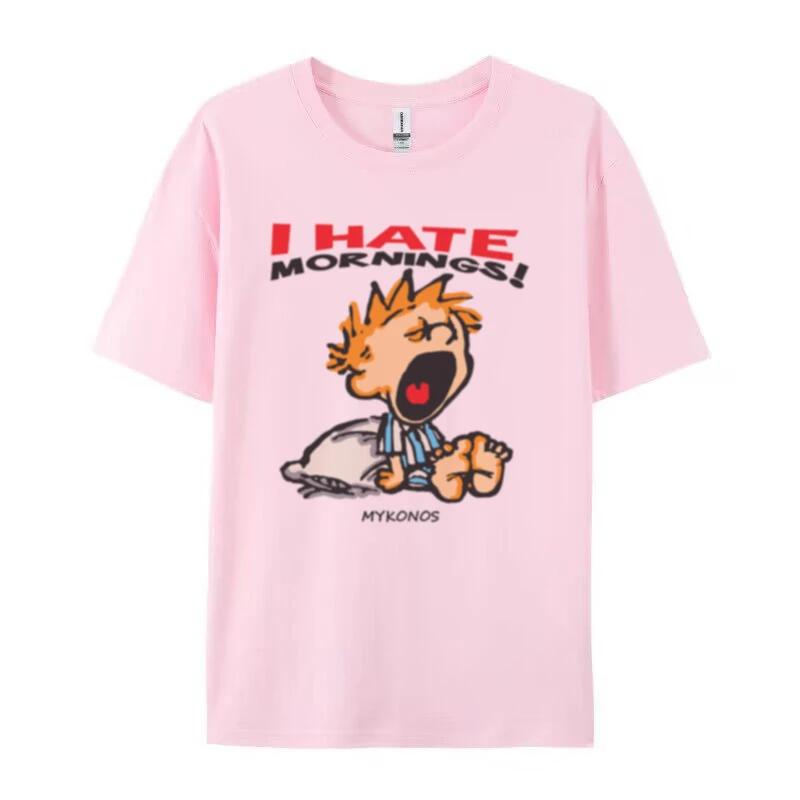 90s Retro Cartoon Graphic Tees Hippie Funny T Shirt Summer Fashion Oversized Streetwear Tops Women Y2k Grunge Aesthetic Clothes