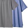 Venex Comfort Cool Recovery Short Sleeve Cooling Pique Size 8301 Men's Wear, V-Neck T-Shirt, Touch, Fabric, Gray, M,