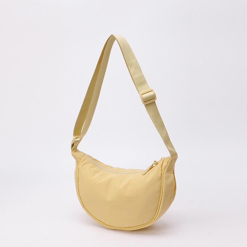 Borsa a Tracolla Piccola da Donna Versatile in Nylon - Borsa a Spalla Messenger Casual alla Moda a Forma di Raviolo