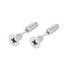 Geometric Accessories Stainless Steel Unisex Drop Earring Jewelry set Hoop Earrings Stud Earring