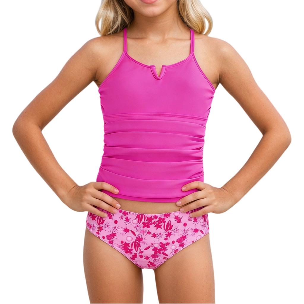Ensemble Bikini Fille - Maillot de Bain Séparé Adolescent Haut & Bas Ensemble Maillot de Bain Adolescent Deux Pièces Maillot de Bain Pour Filles