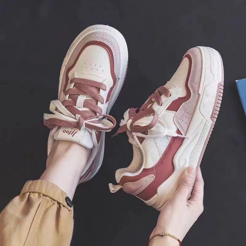 

Массивные белые кроссовки на платформе 2025 лето новинка спортивные универсальные женские высокие люксовый дизайнерский бренд обувь высокого качества для женщин 35 розовый